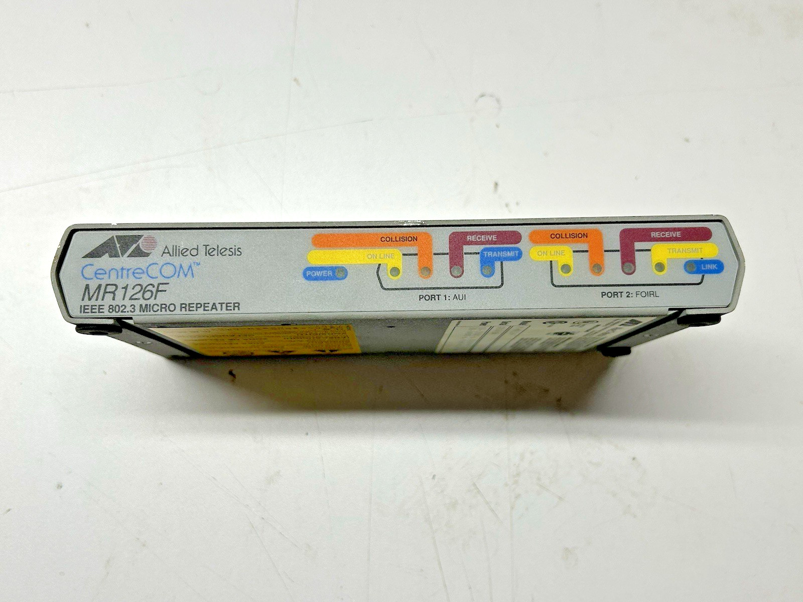 Allied Telesis CentreCOM Micro Repeater & Power Cord # AT-MR126F