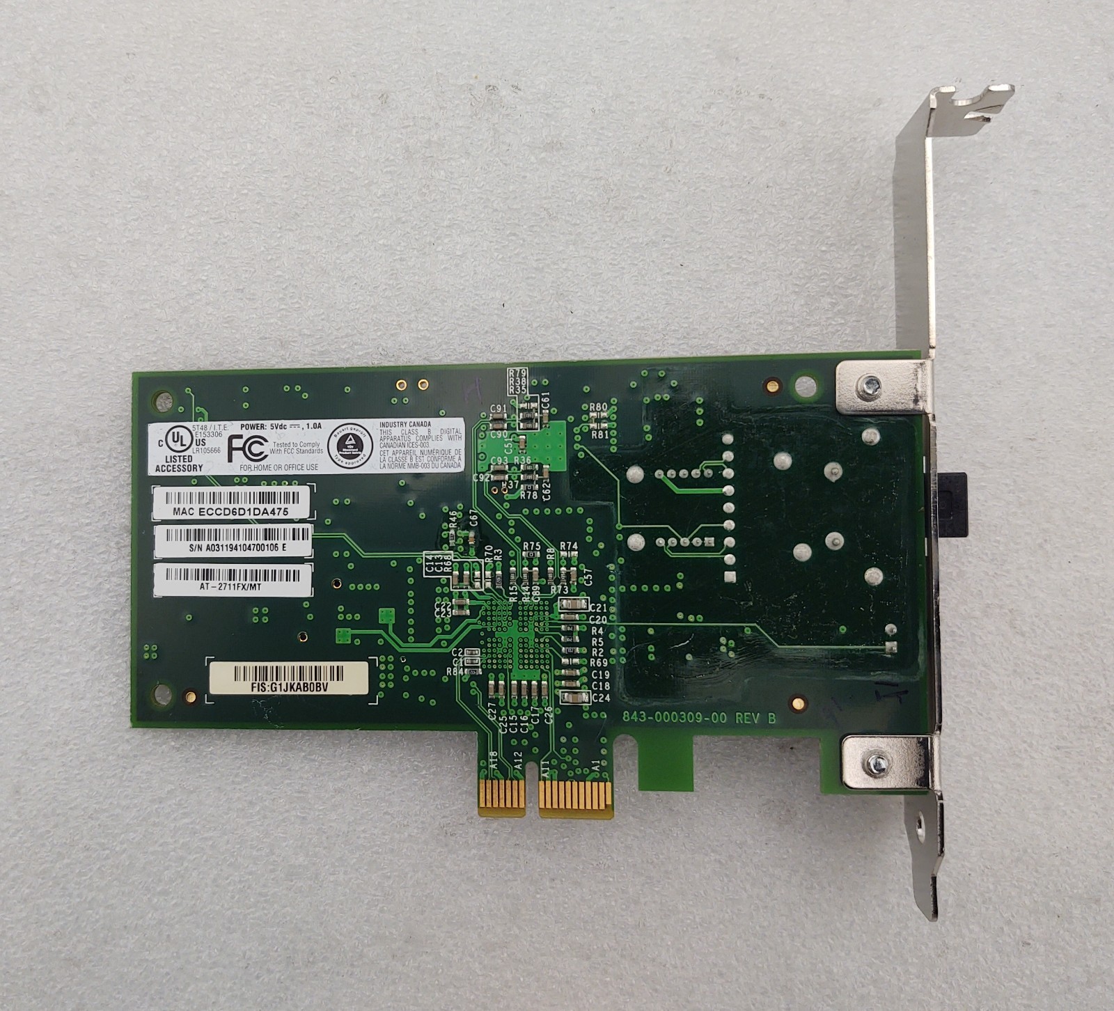 Avago 843-000309-00 Network Card 844-000309-00