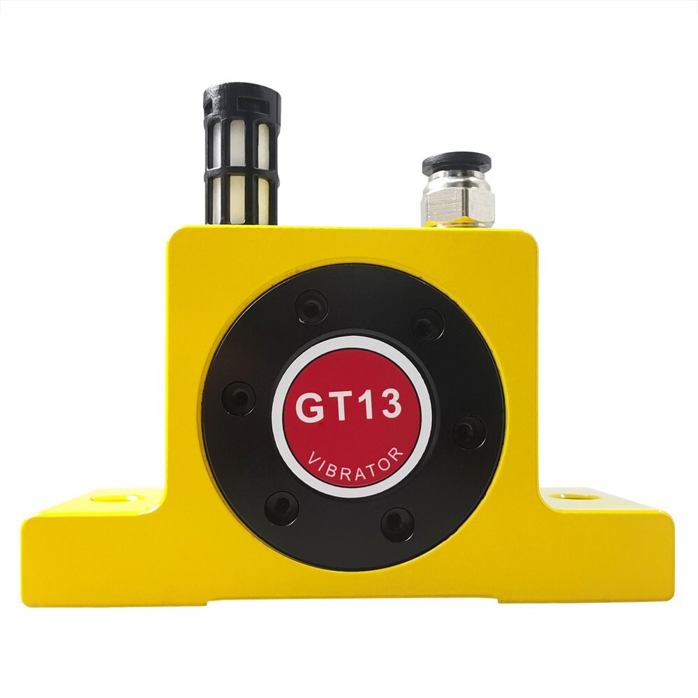GT13 0.4in 1400N-3730N Pneumatic Air Turbo Vibrator 0.2MPa-0.6MPa Aluminum Alloy