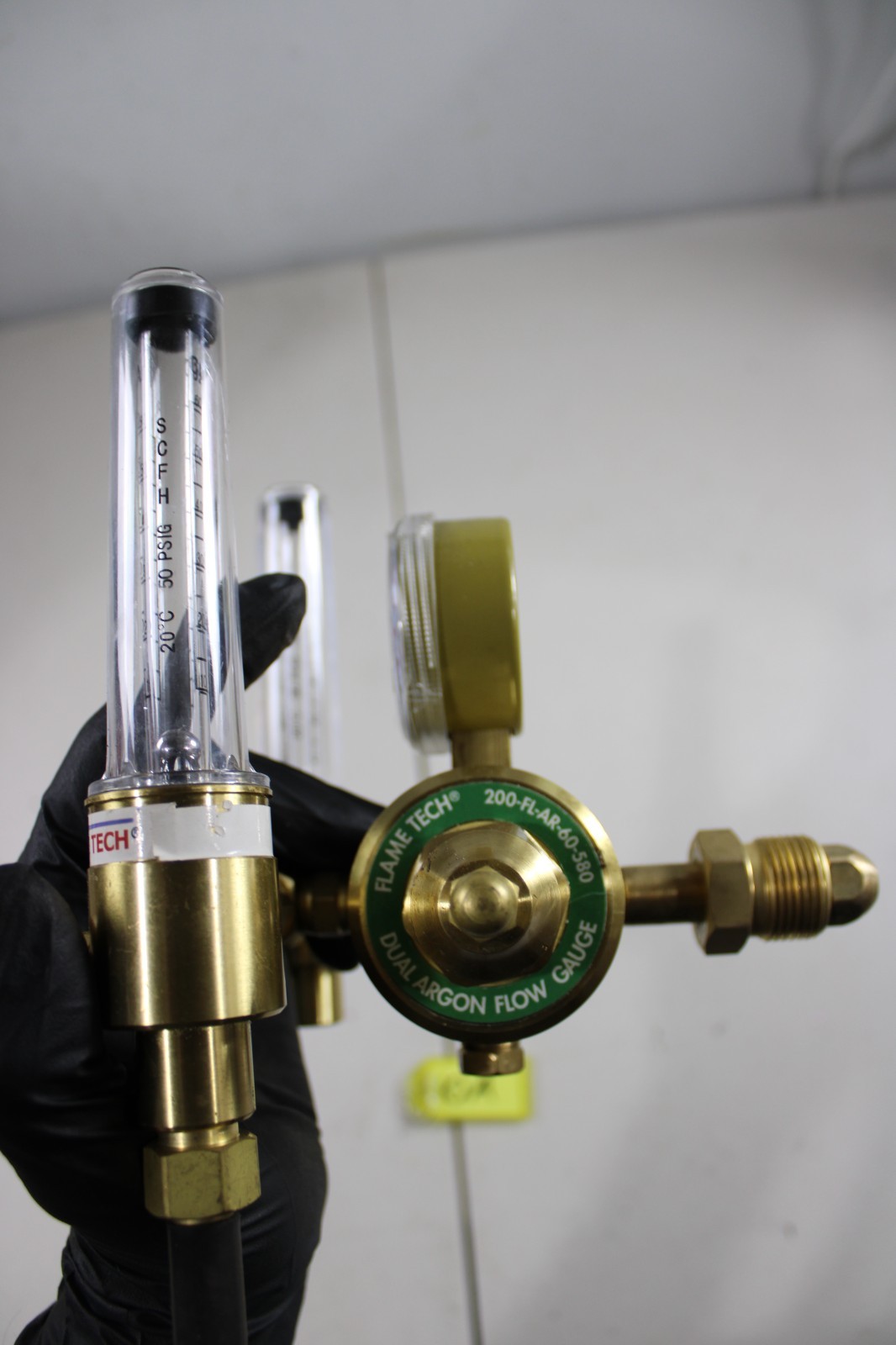 Flame Tech Dual Argon Flow Meter, 200-FL-AR-60-580, 200FLAR60580