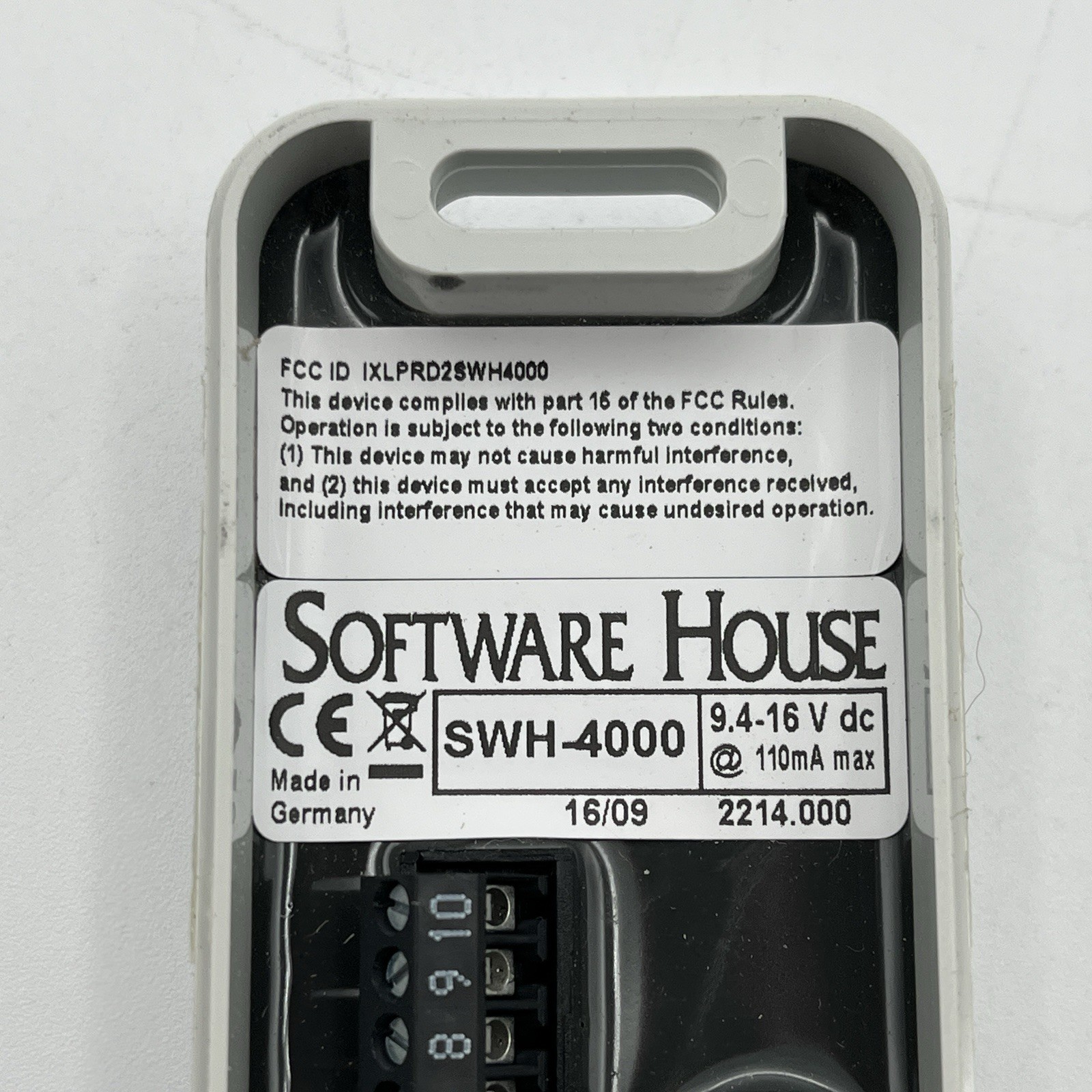 BRAND NEW!! Software House Multi-Technology Wiegand Output Reader – 4000-C