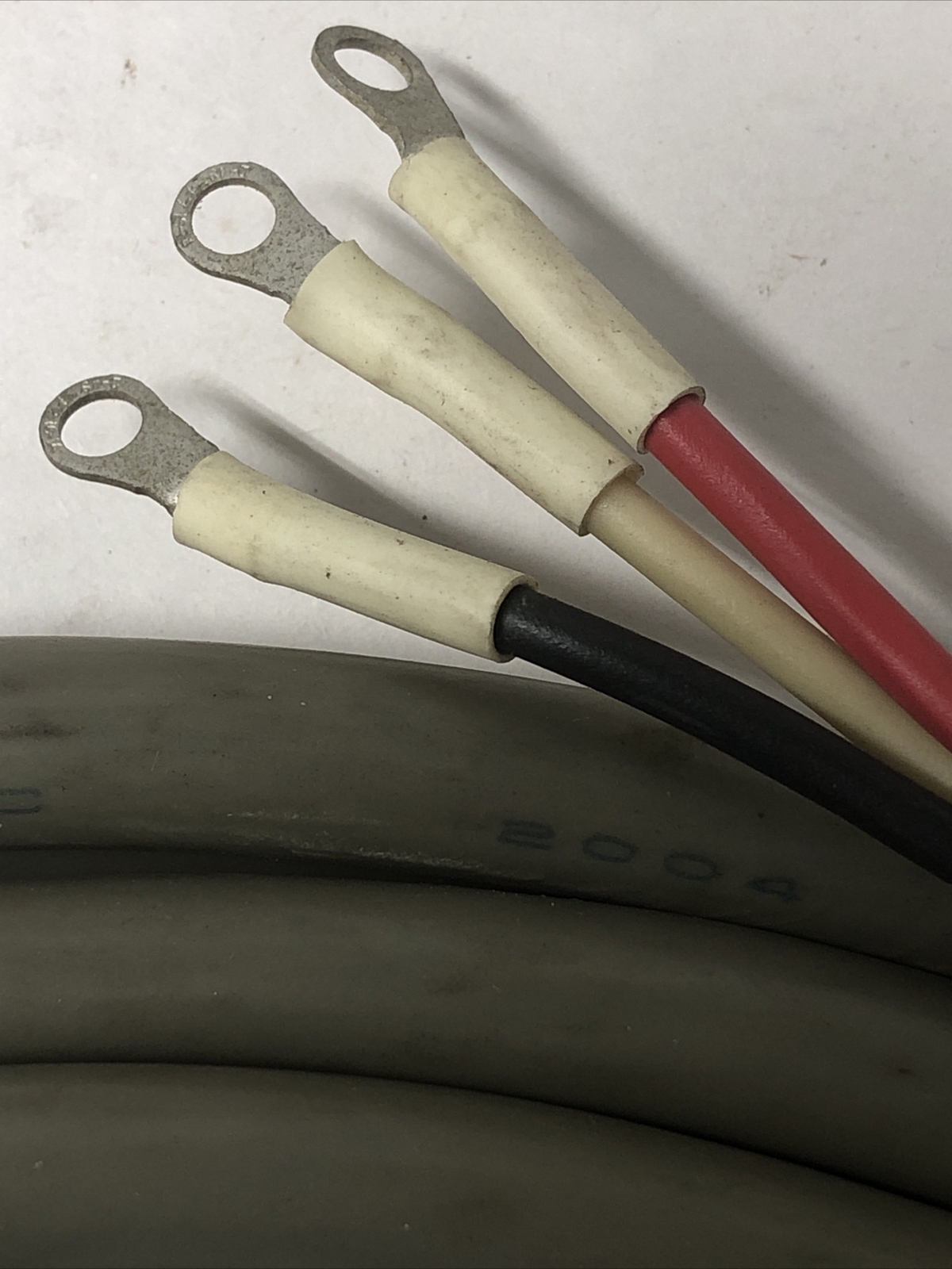 Sanyo Machine SDN-CPMA-05 Power Cable Assembly 3 Wire RWB 16.5′ ft long