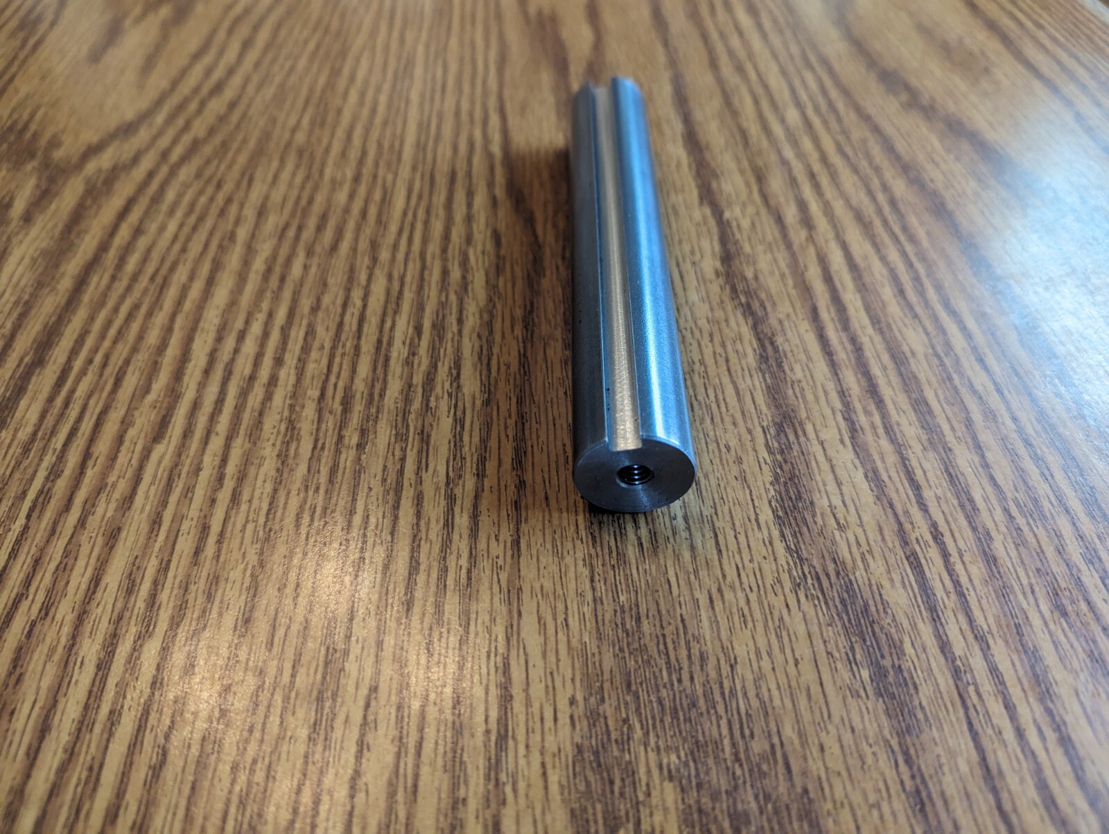 Drive Shaft 1″ OD x 6″ Lg, 1/4″ Keyway. Fully Keyed, both ends tapped 5/16-18.