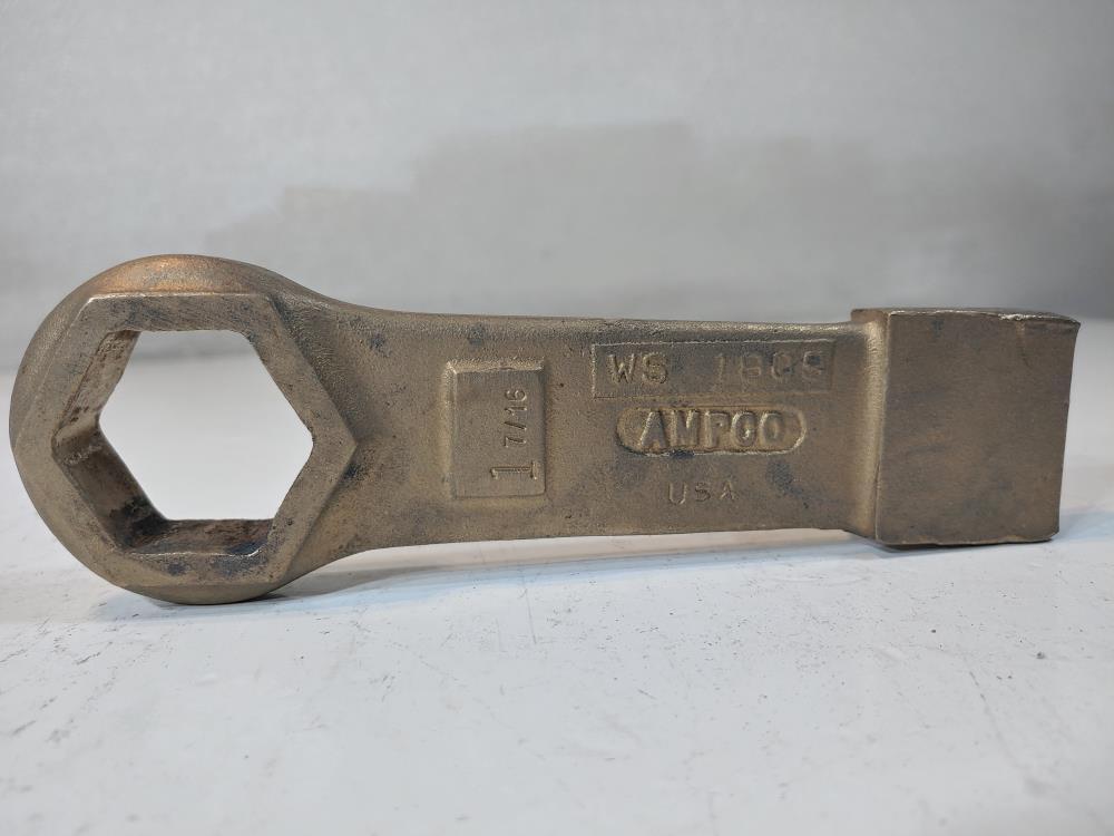 Ampco 1-7/16″ Aluminum/Bronze 6-Point Striking Wrench Model WS-1809