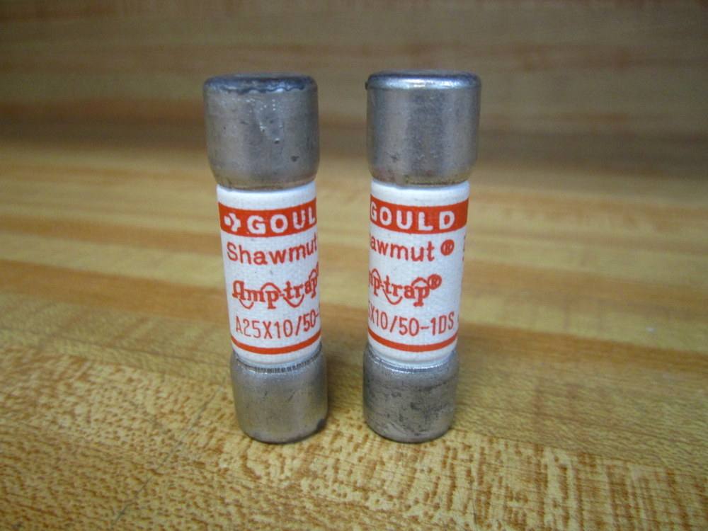 Gould Shawmut Ferraz Amp-Trap A25X10/50-10S Fuse (Pack of 2)