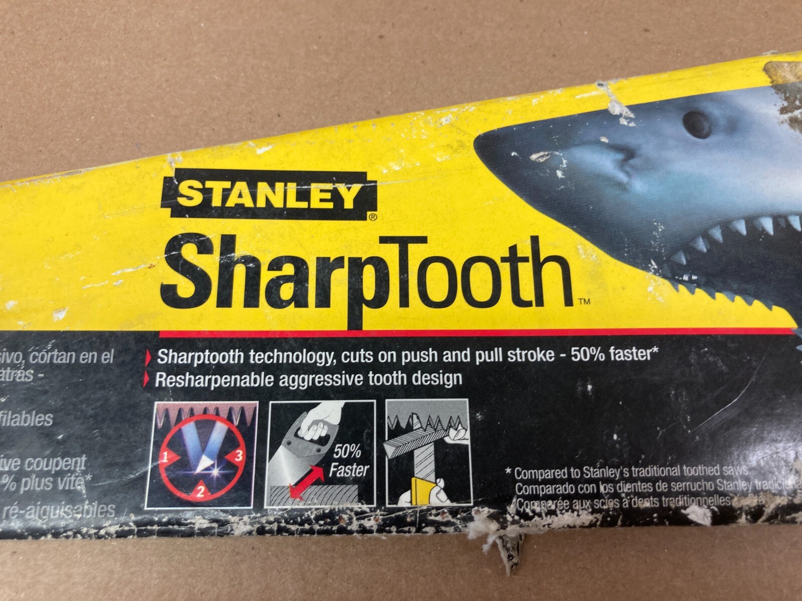 Stanley 15-334 Shortcut Toolbox Saw, Hardened Teeth, Hardwood Handle, 15″ Blade