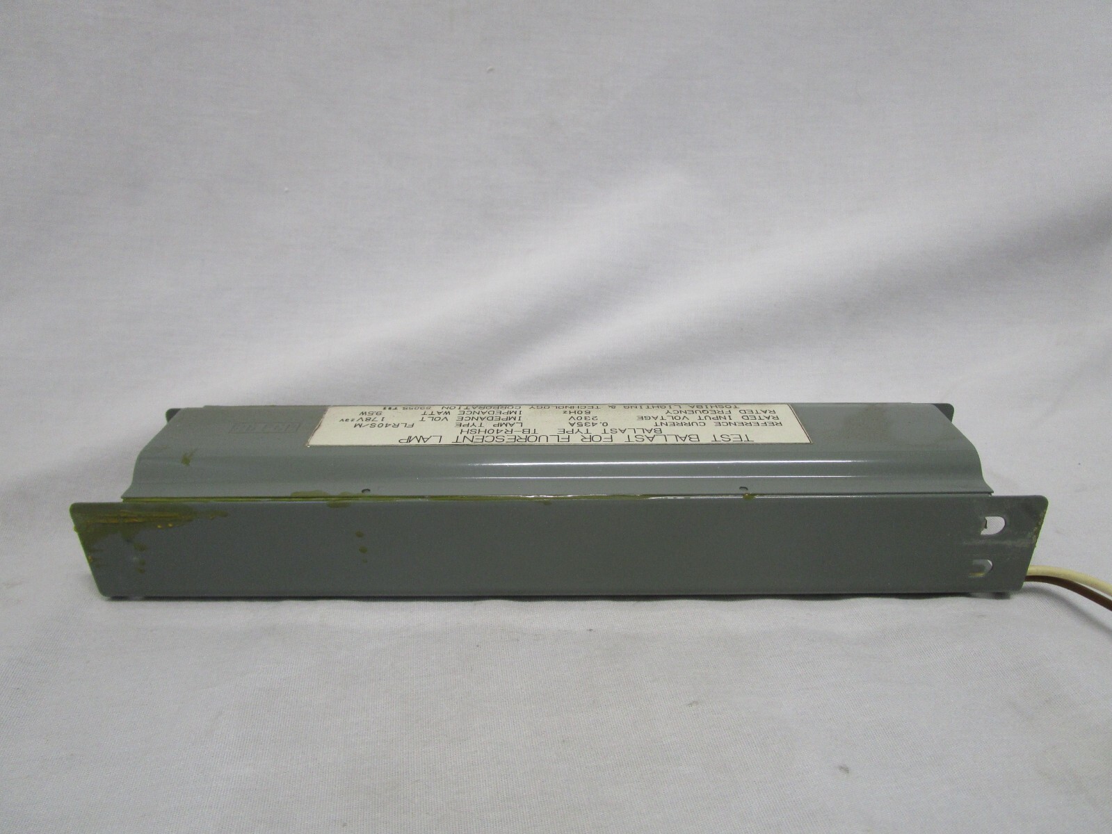 NEW TOSHIBA LIGHTING TB-R40HSH TEST BALLAST FOR FLR40S/M FLUORESCENT LAMP LIGHT