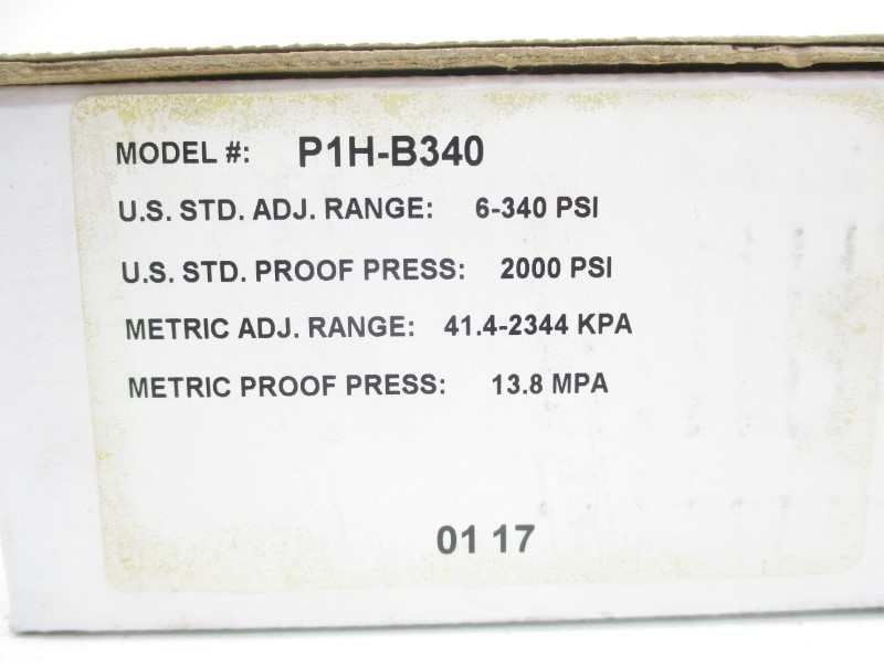 BARKSDALE P1H-B340 600VAC 2A 6-340PSI NSMP