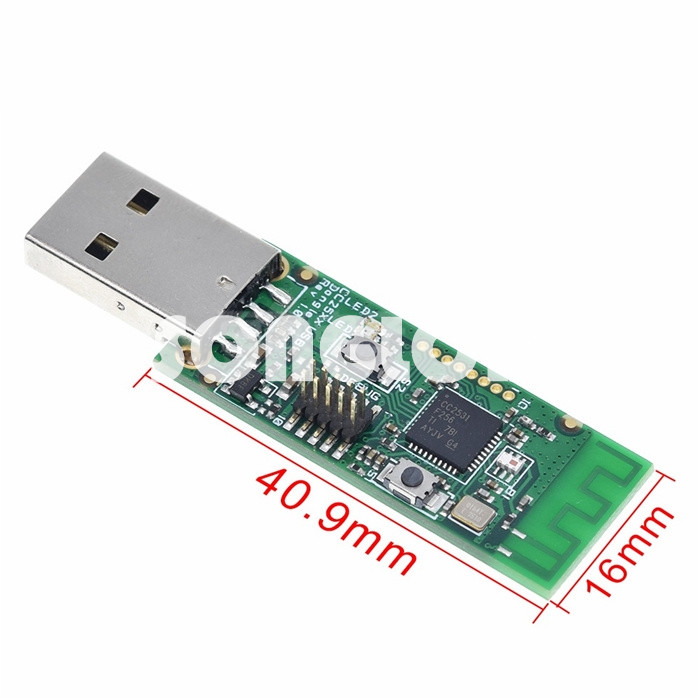 1X CC2531 Wireless Sniffer Packet Protocol Analyzer Module For Zigbee USB Dongle