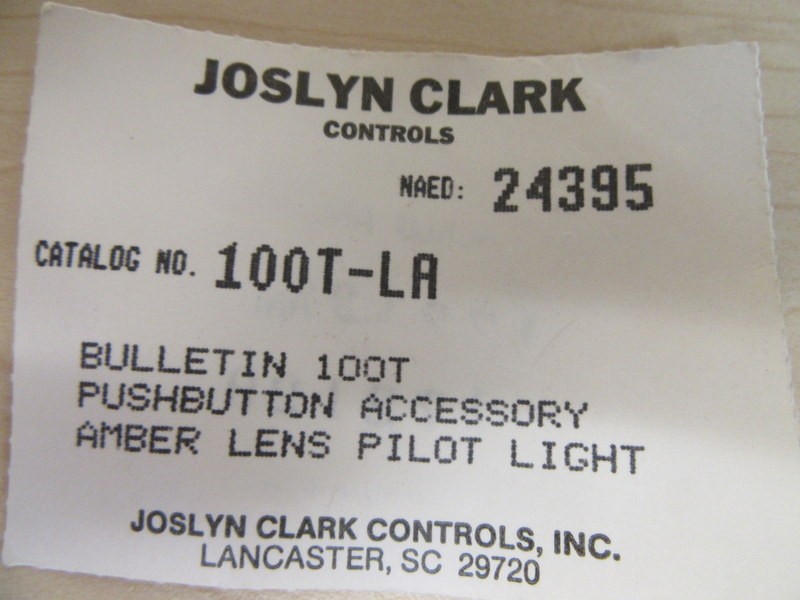 Joslyn Clark Sylvania 100T-LA Lens Cover