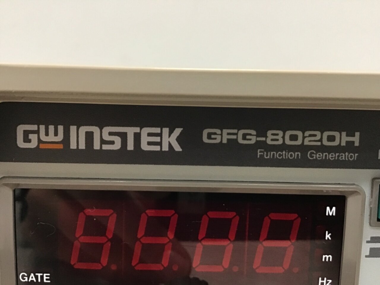 GW INSTEK Generator Counter GFG-8020H Used #107292