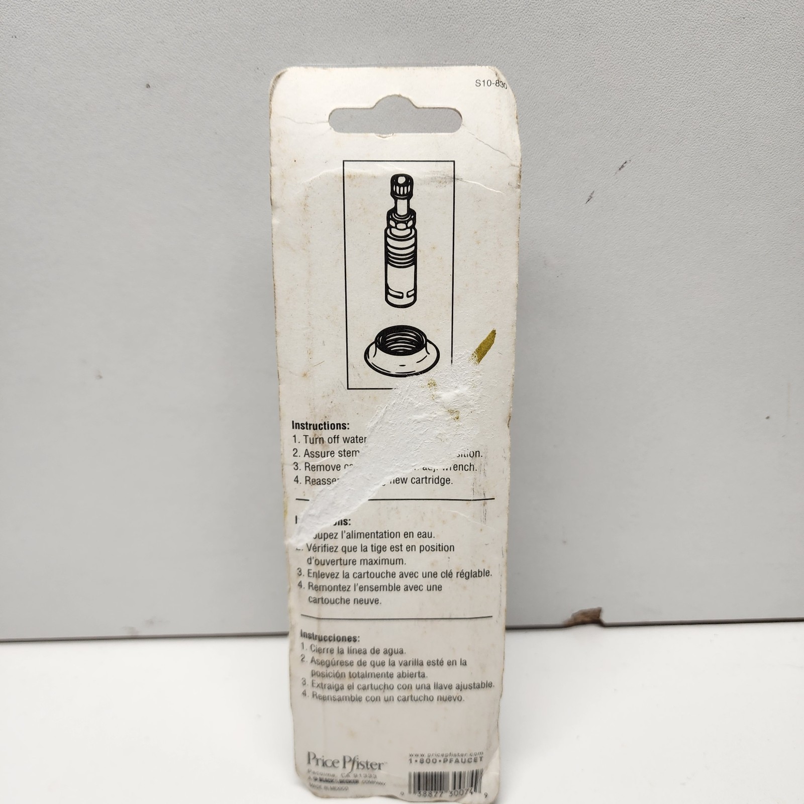 Price Pfister S10-830 Cartridge Hydroseal