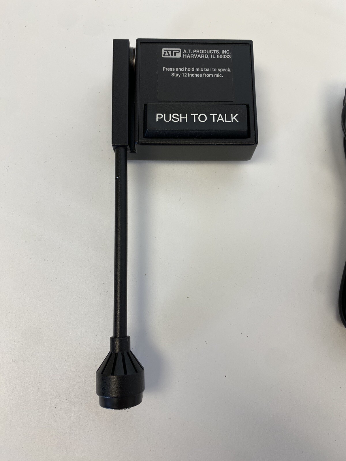 A.T. Products ATP M31 Push to Talk Microphone -Free US Shipping-