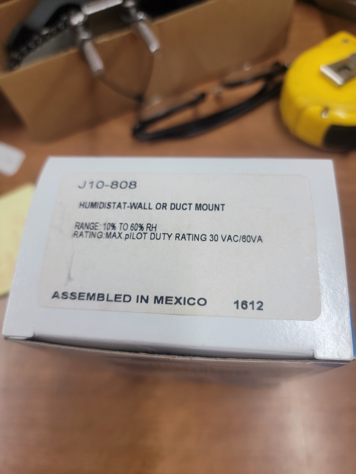 RANCO HUMIDISTAT J10-808 / J10808 New In Box.