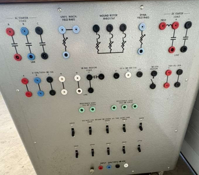 Hampden Engineering Universal Laboratory Machine DC Generator SEP EX Model 120