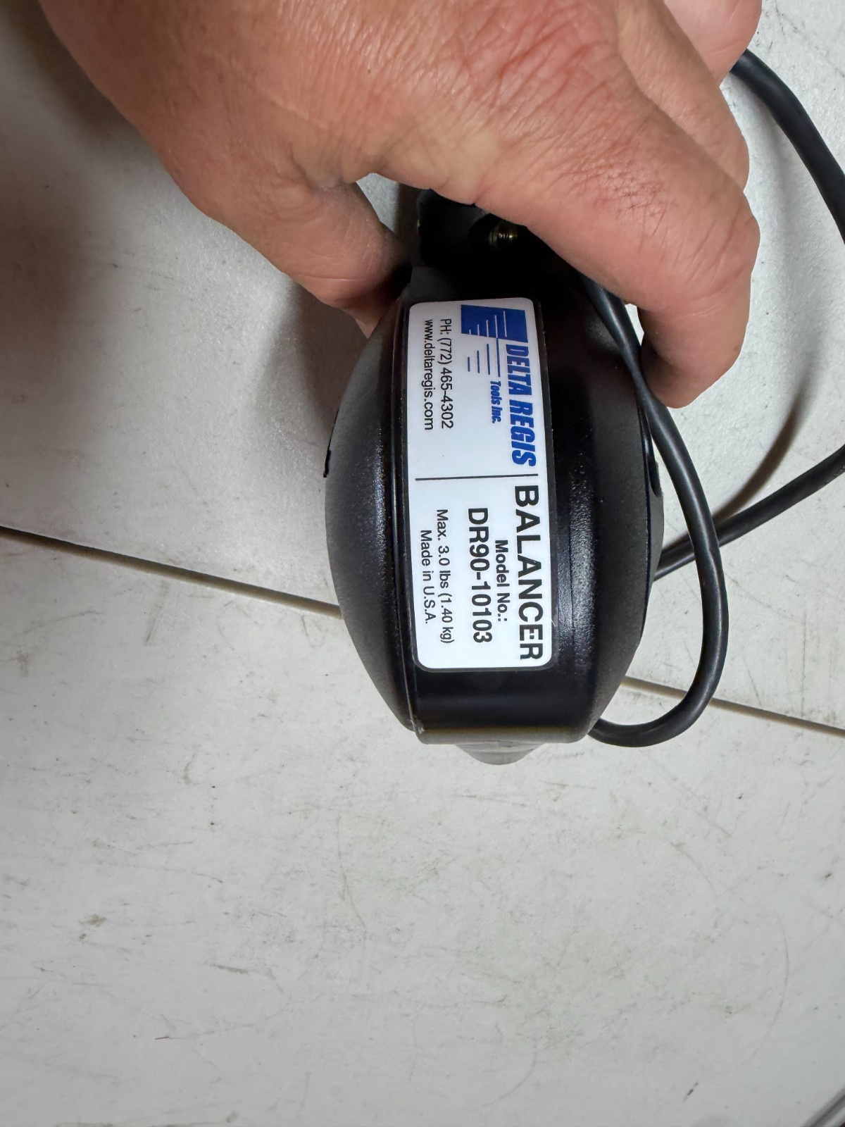 Atlas Copco EBL20 Electric Clutch Screwdriver w/ EBL Drive & Balancer DR90-10103