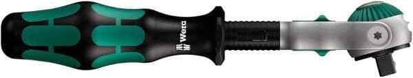 Wera 5003500001 Ratchet: 1/4″ Drive, Round Head, 6″ OAL, 72 Gear Teeth