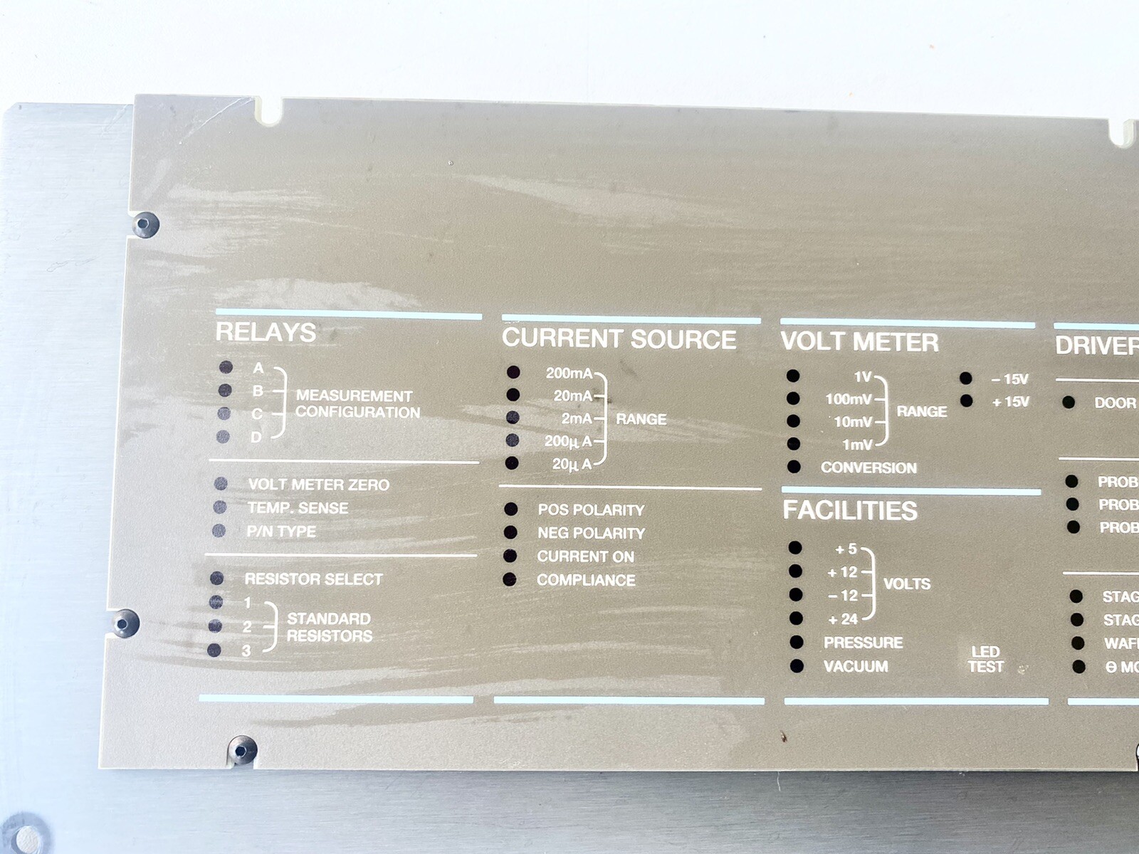PROMETRIX 54-0097 PCB, DIGITAL DRIVER WITH PANEL; 36-0080 REV C, 28-0053