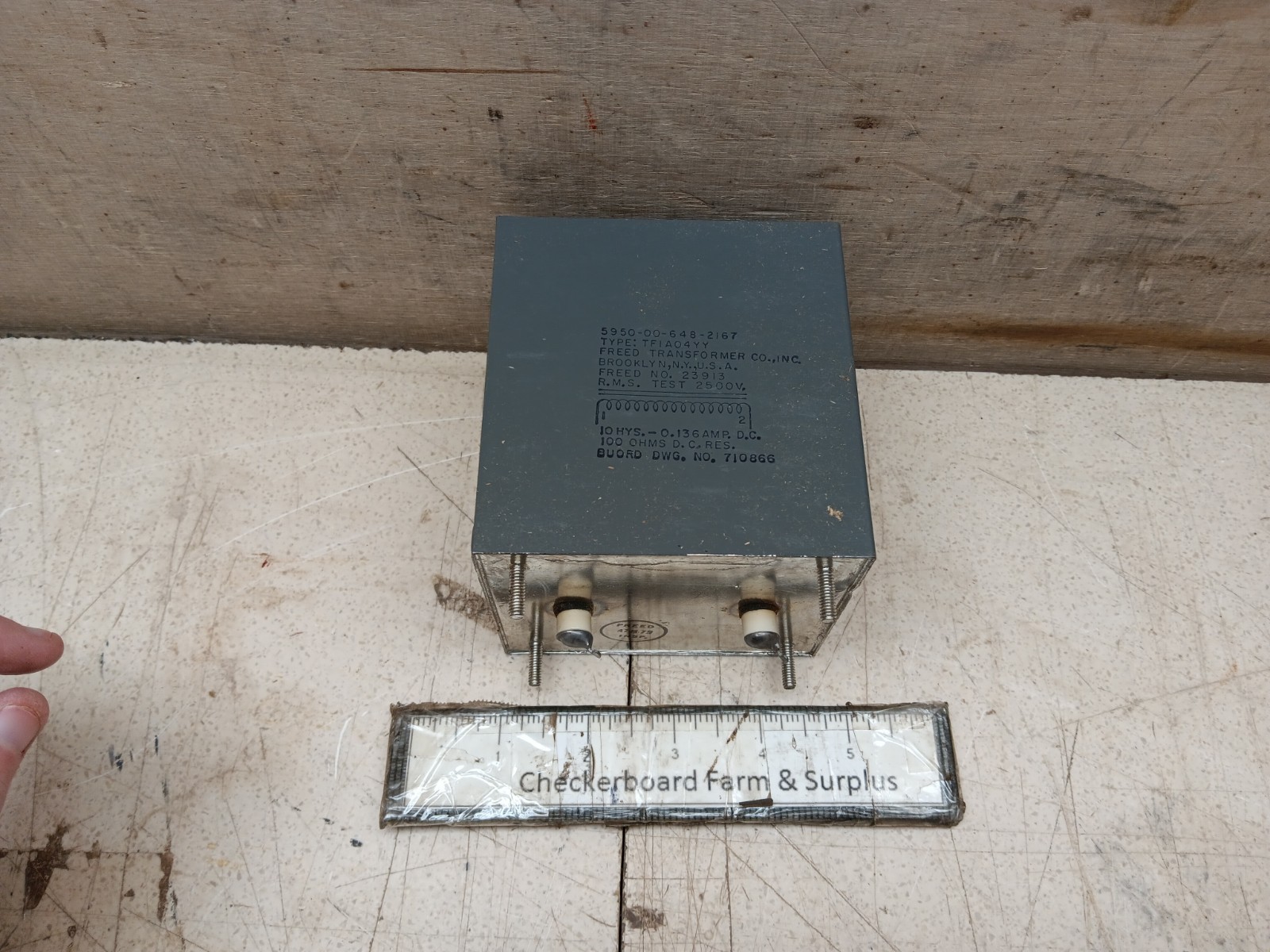 NOS Freed Transformer TFIA04YY 23913 2500-V 10 HS 100 OHMS DC 5950006482167