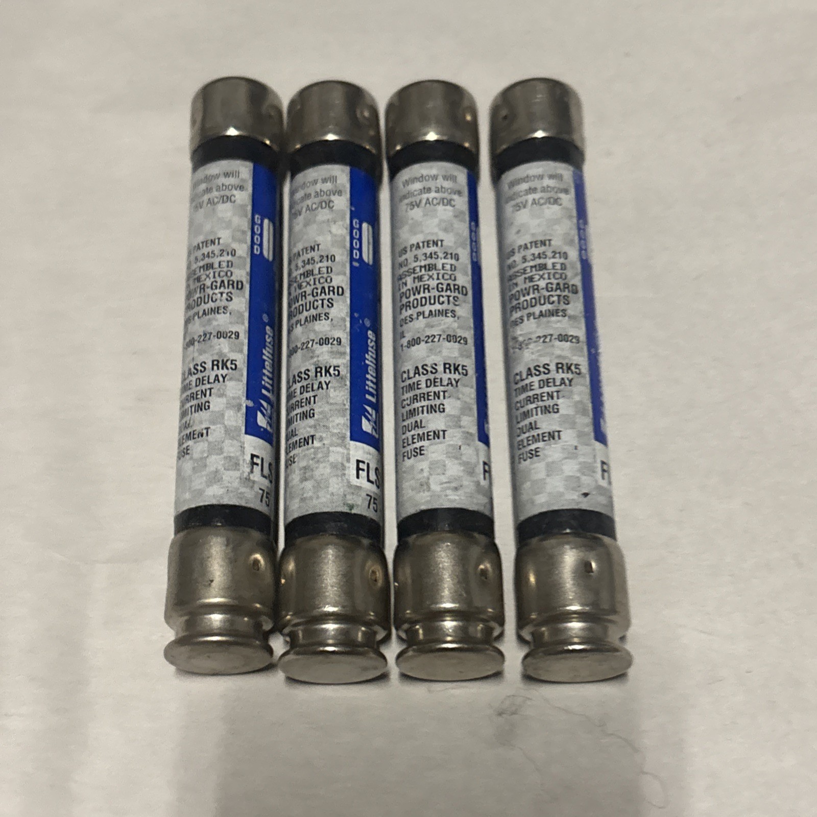 LOT OF 4 LITTLEFUSE FLSR 30 ID INDICATOR FUSE 30A, 600VAC