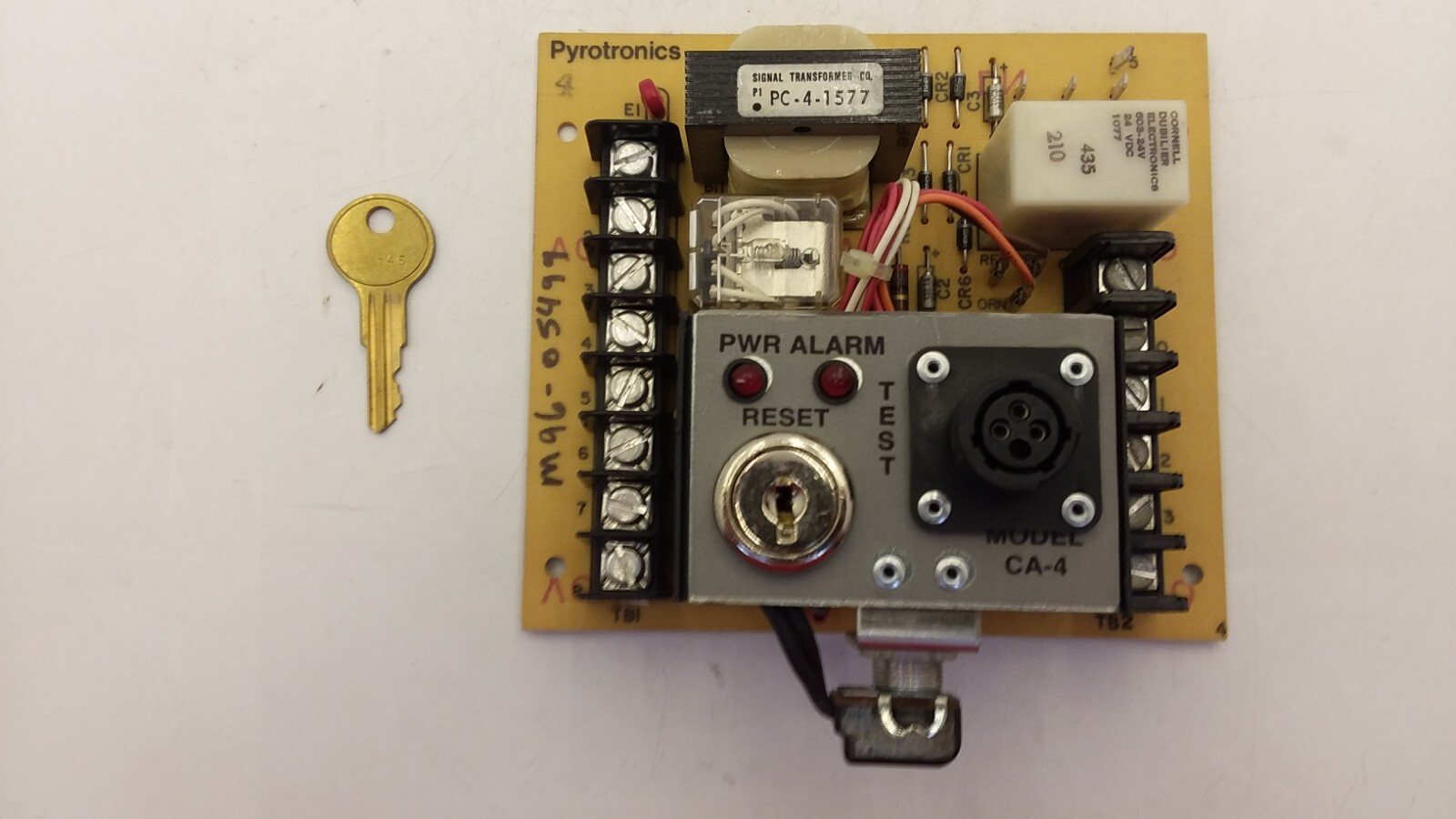 PYROTRONICS 580-119675 PCB CIRCUIT BROARD MODULE WITH KEY NNB