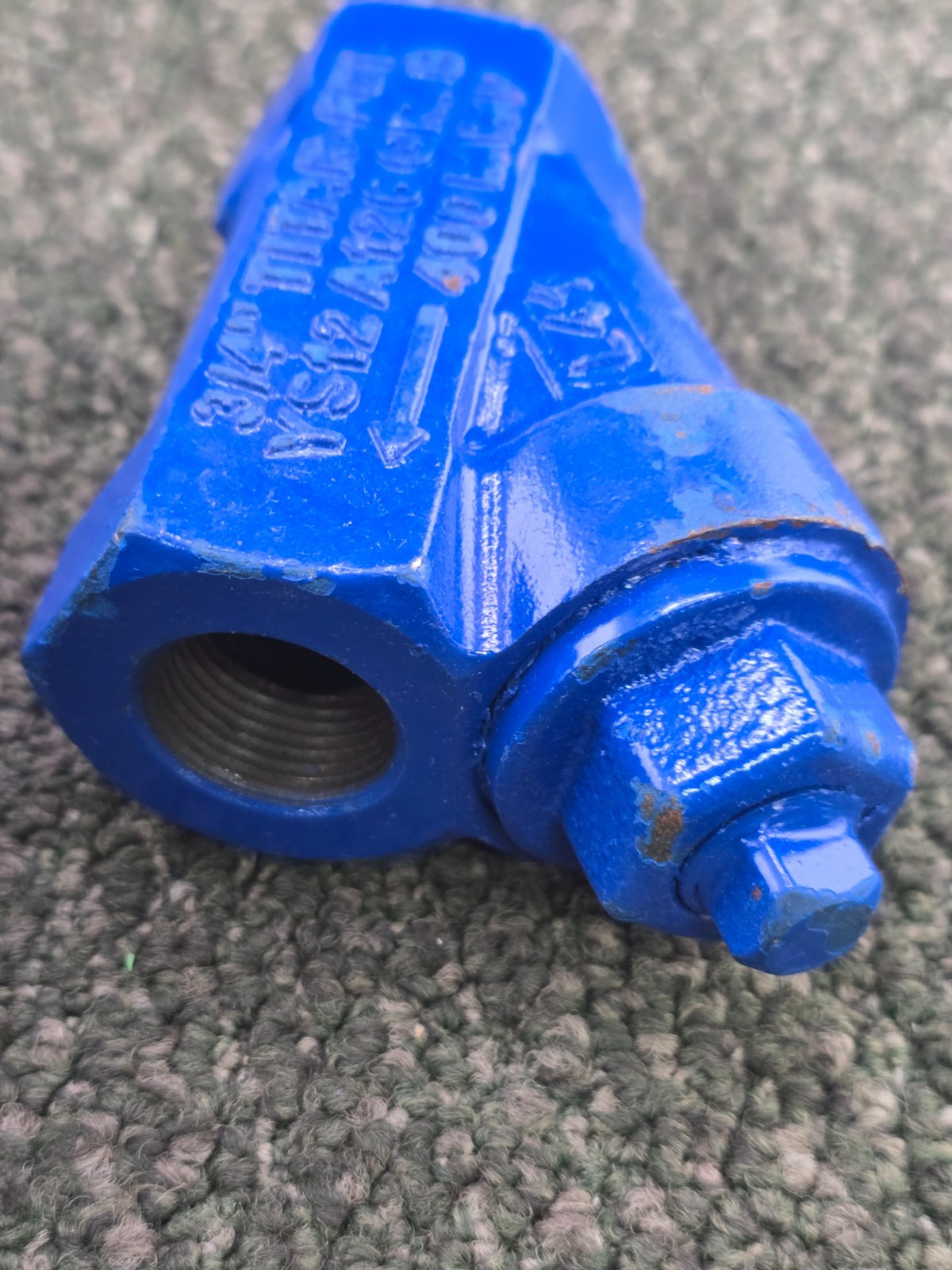 Titan-FCI YS12-Cl A126: 3/4″ Strainer Trap 400PSI Blue Grade B