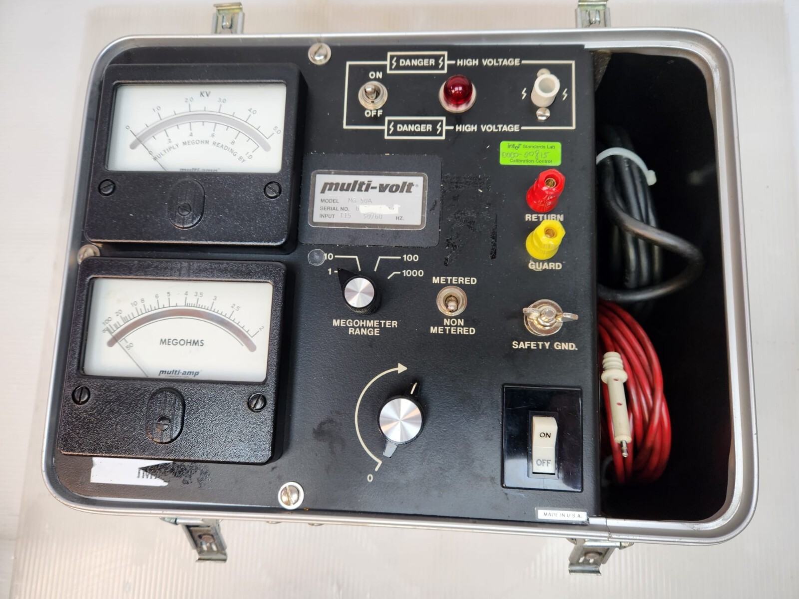 Multi-Volt (Biddle Multi-Amp) MG-50A 5kV Megger