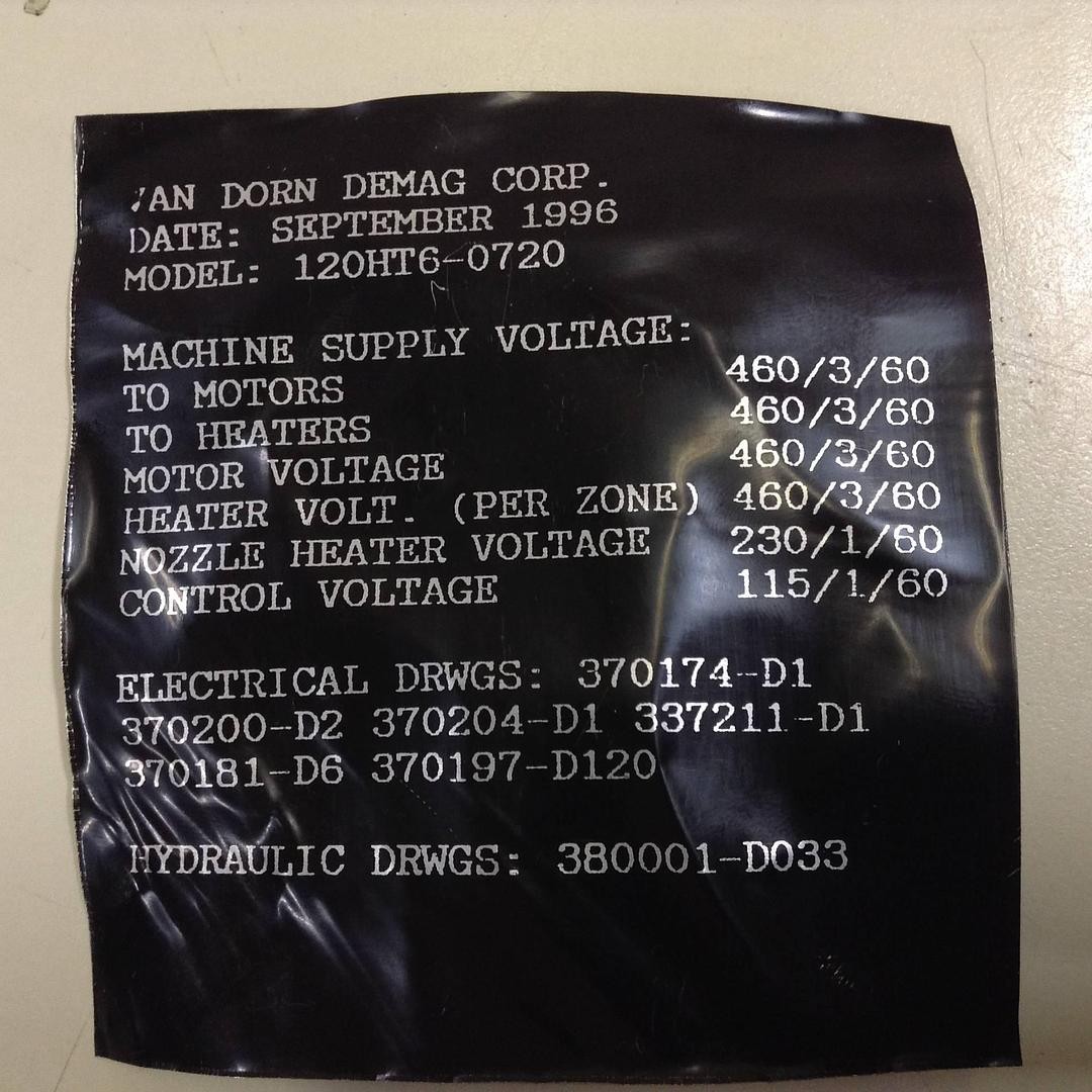 VAN DORN Cavity Pressure Amplifier 330111 Used #83050