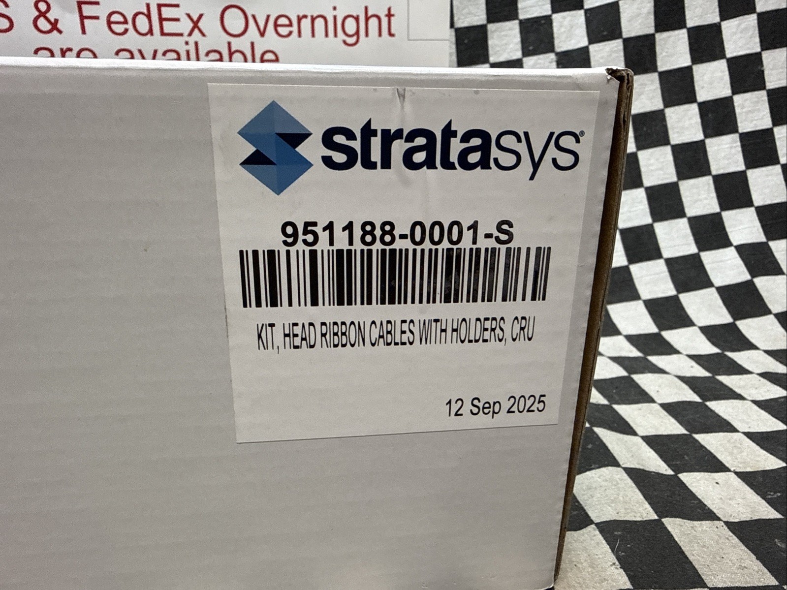 Stratasys 951188-0001-S, 9511880001S, KIT HEAD RIBBON CABLE WITH HOLDERS, CRU