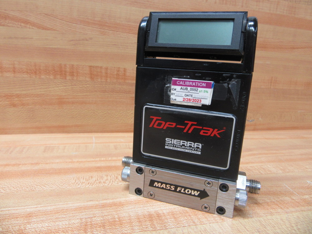Sierra 822S-L-2-OV1-PV1-V1-HP/SCR #2700 Mass Flow Meter 0-200 SCCM 15 VDC