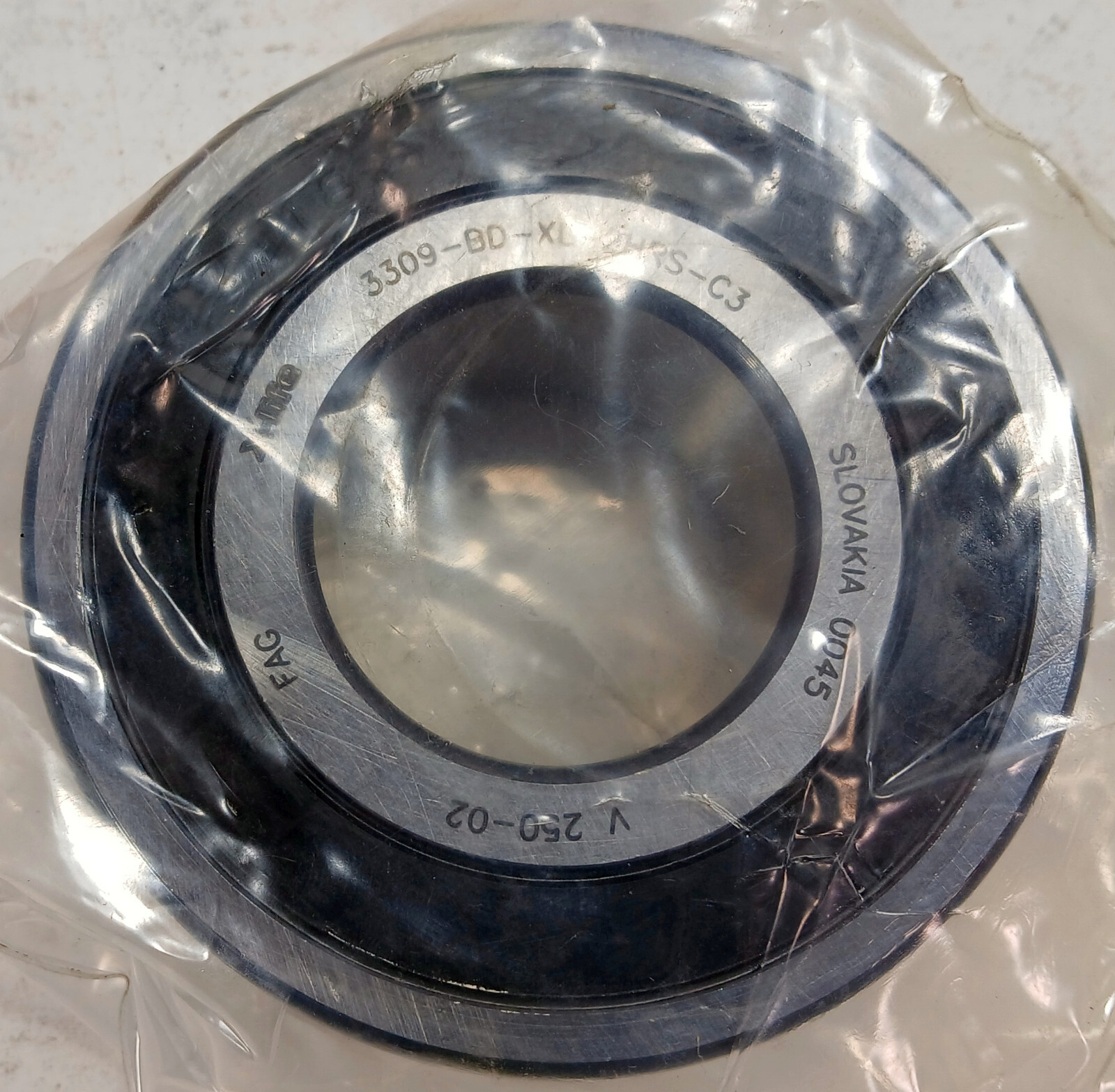 1 NEW FAG 3309-BD-XL-2HRS-C3 2 ROW ANGULAR CONTACT BEARING NIB/NNB *MAKE OFFER*
