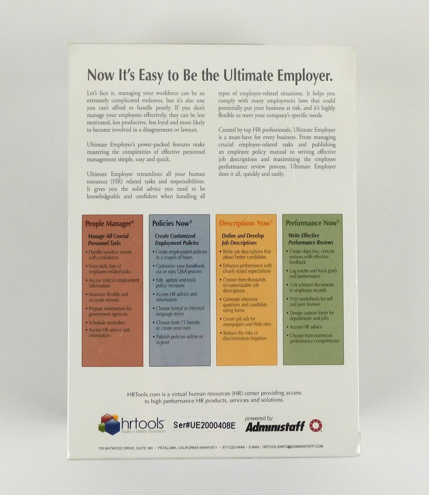 Ultimate Employer CD-ROM Set: It’s Easy to be the Ultimate Employer 5 Disks NEW