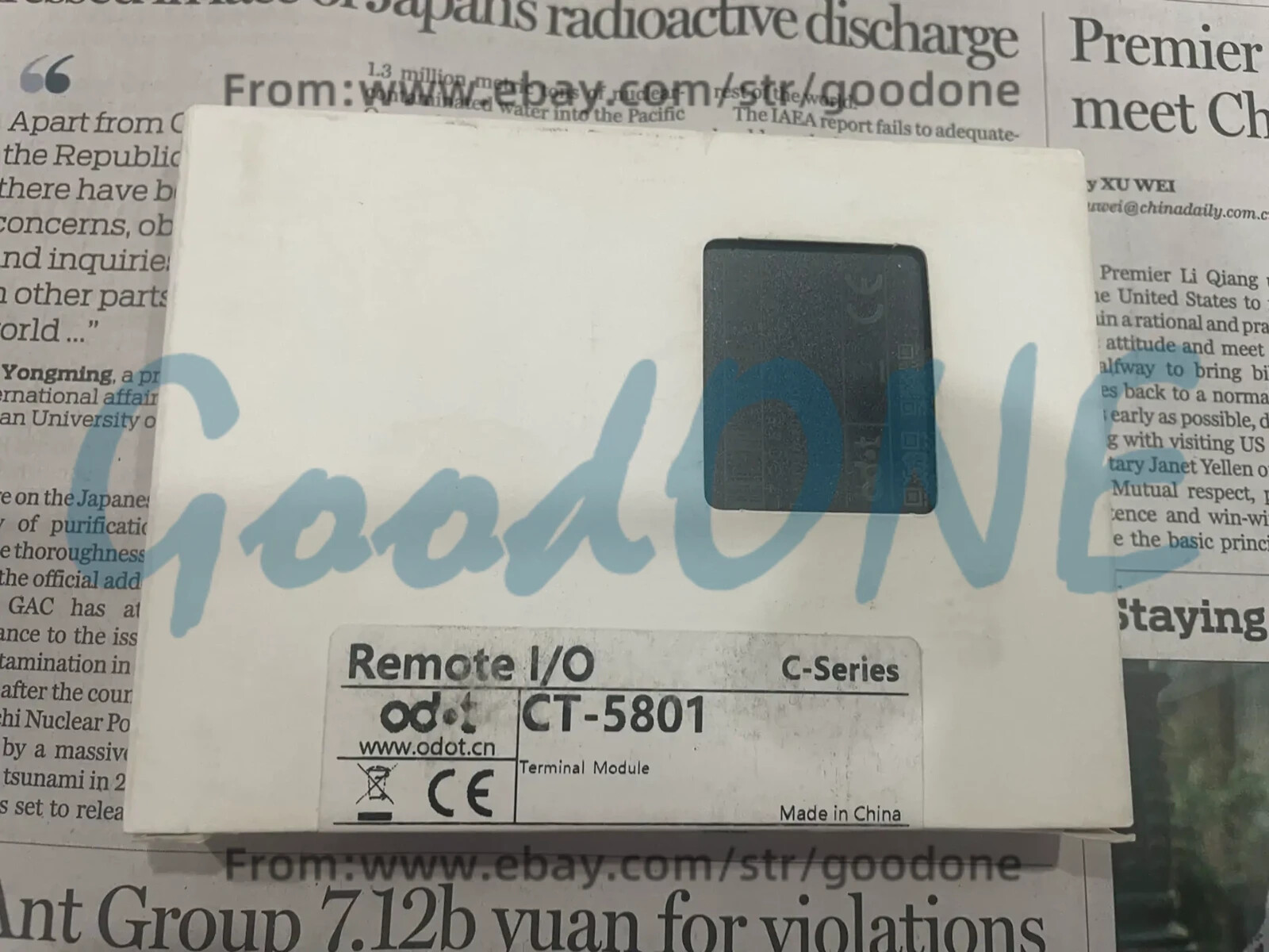 1PC NEW FOR ODOT Remote I/O Module CT-5801 Terminal Module