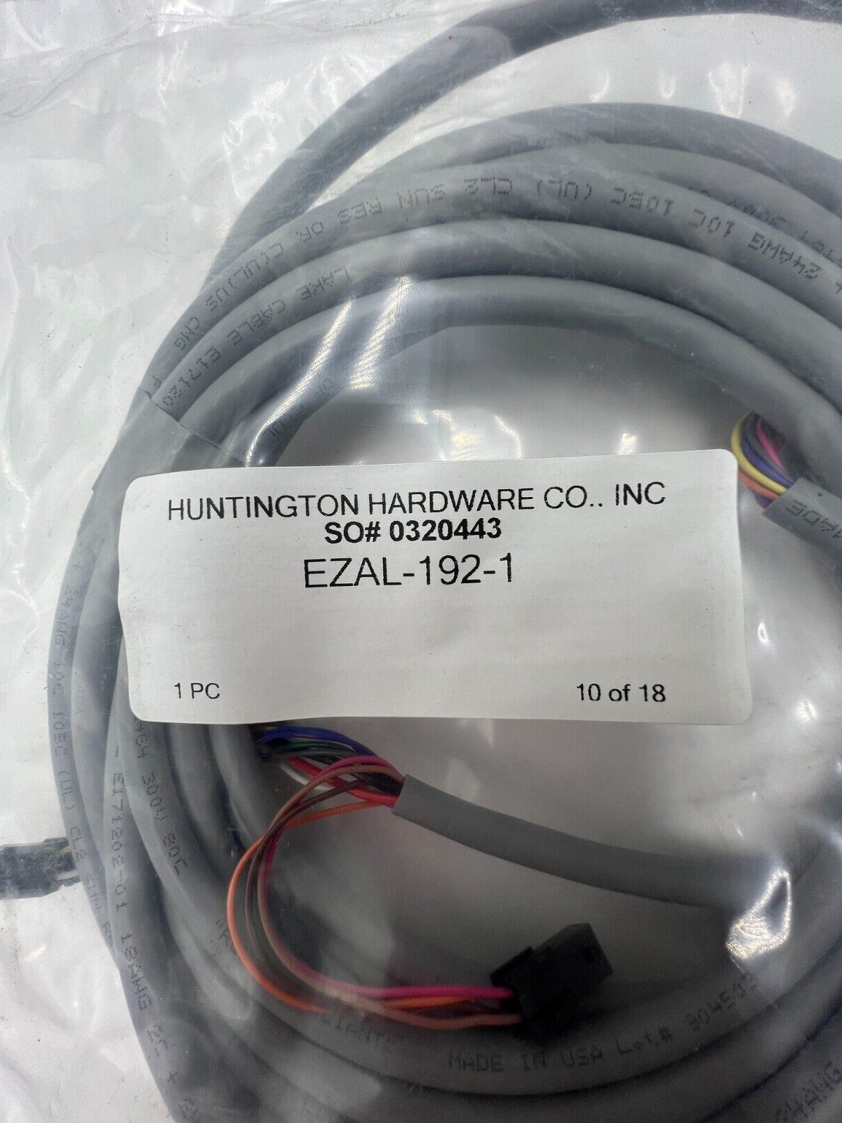 Huntington Hardware EZ Connect Wire Harness EZAL-192-1 192” 0320443