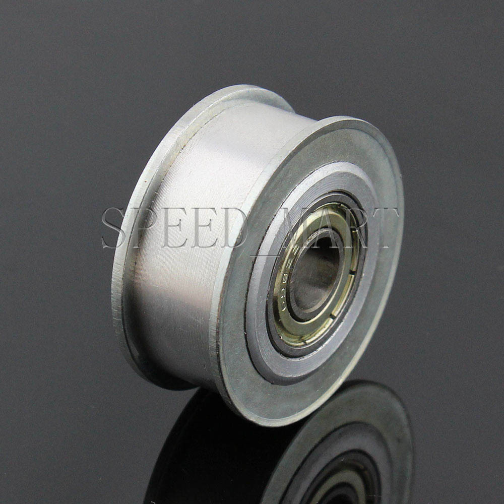 Smooth Idler Pulley With bore 8mm Bearing For wide 11mm XL MXL HTD3M Timing belt
