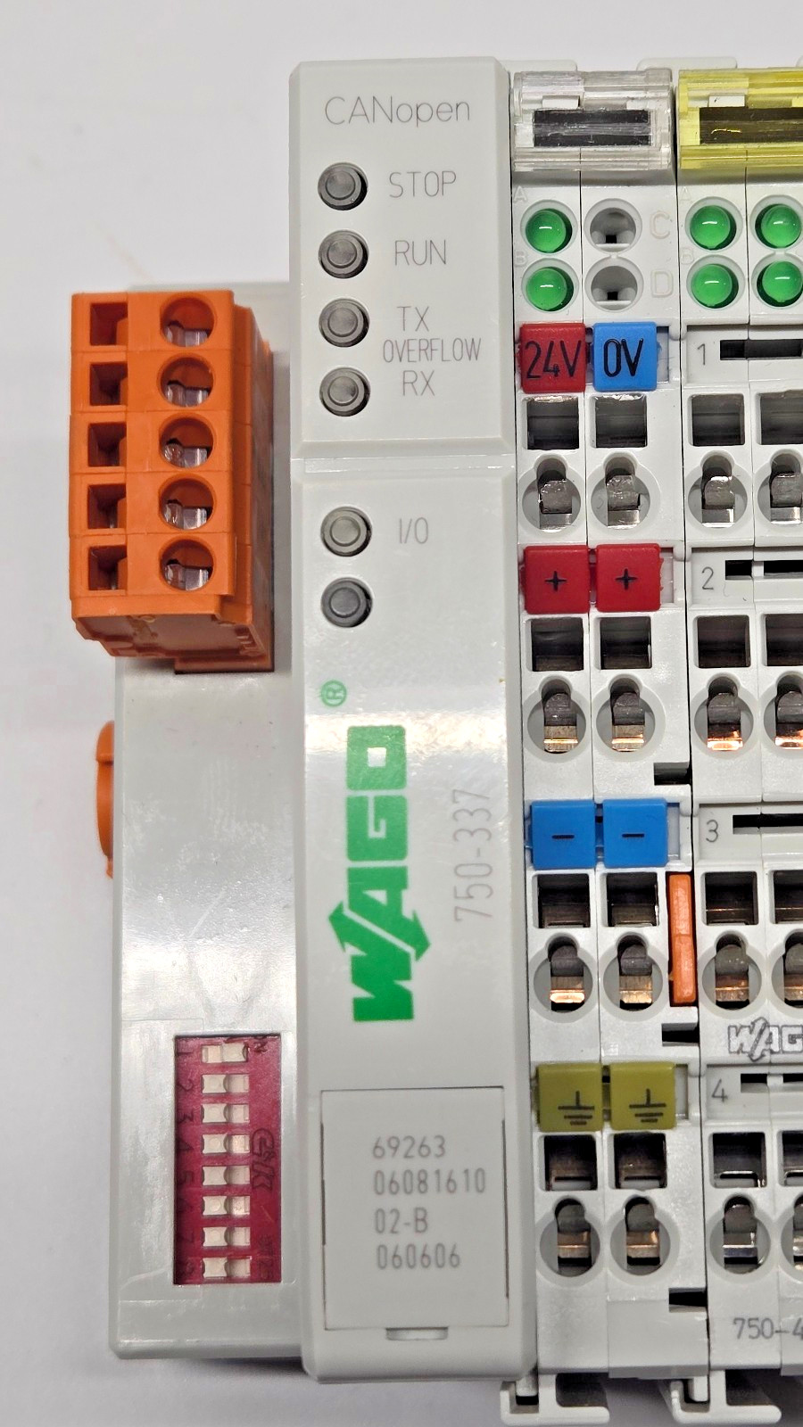 Wago I/O System 750-337, 750-402, 750-504, 750-650, 750-467, 750-550, 750-600