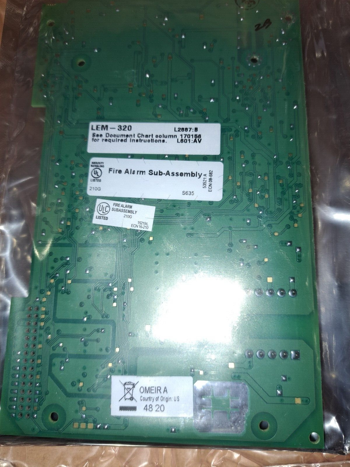 NOTIFIER LEM-320 LOOP CONTROL MODULE NEW IN FACTORY BOX – MADE IN USA
