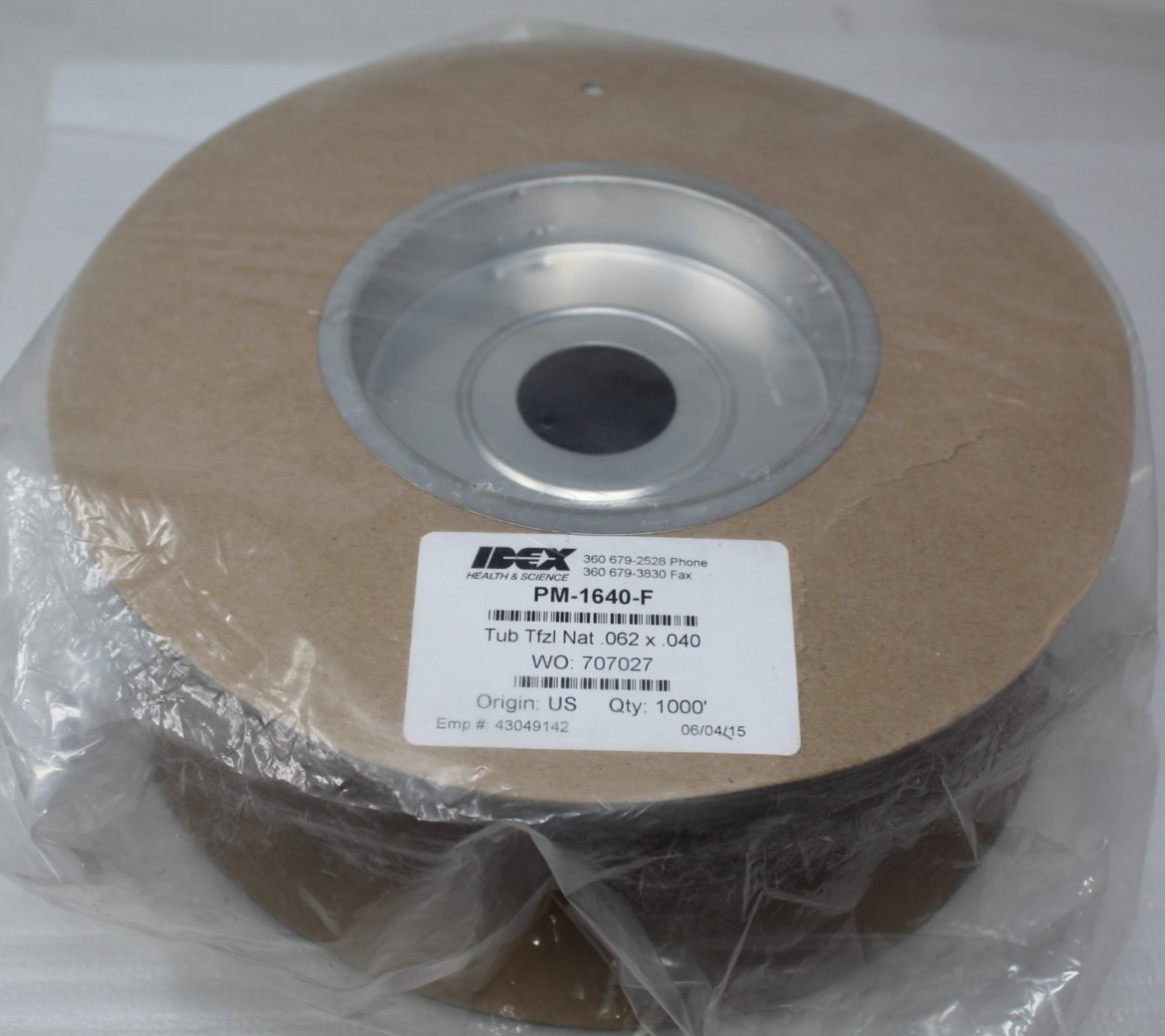 NEW 1000 PCS Idex Health & Science Tub Tfzl Nat .062 x .040 PM-1640-F