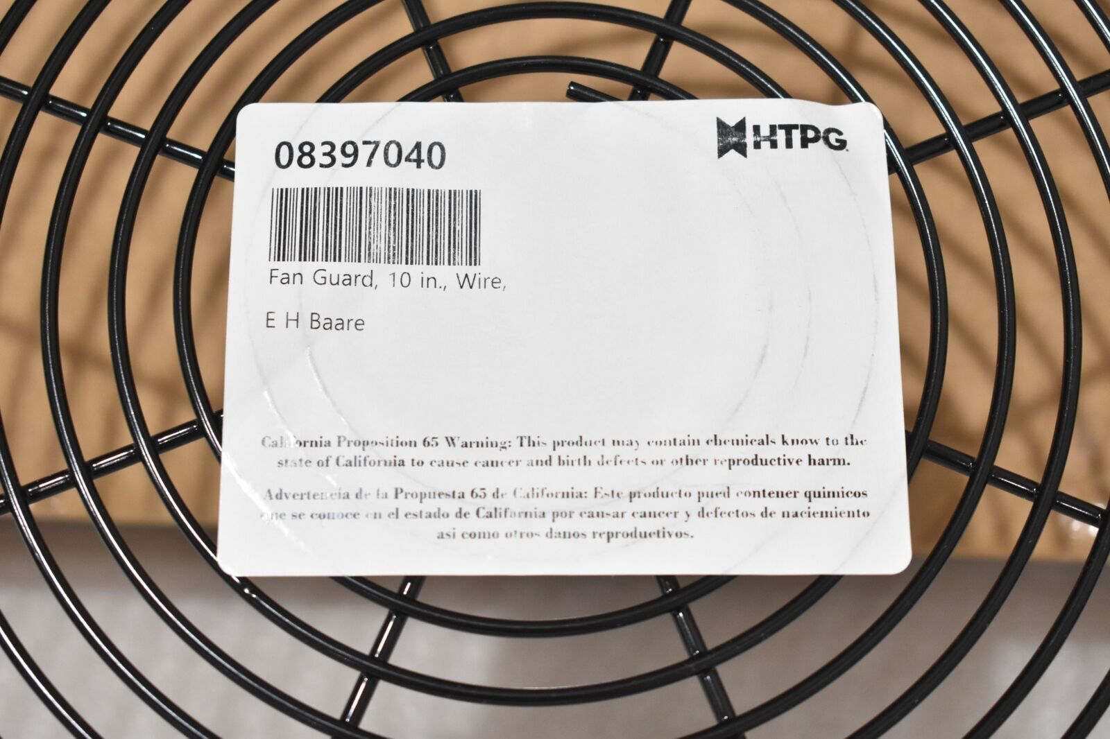 JOHNSTONE 08397040 METAL WIRE FAN GUARD FOR 10″ BLADE