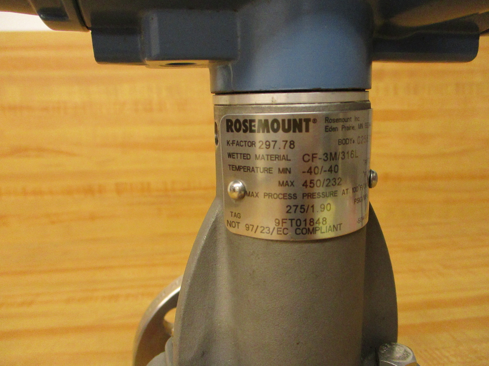 Rosemount 8800DF010SA1N1D1I5M5Q4 Vortex Flowmeter Series 8800