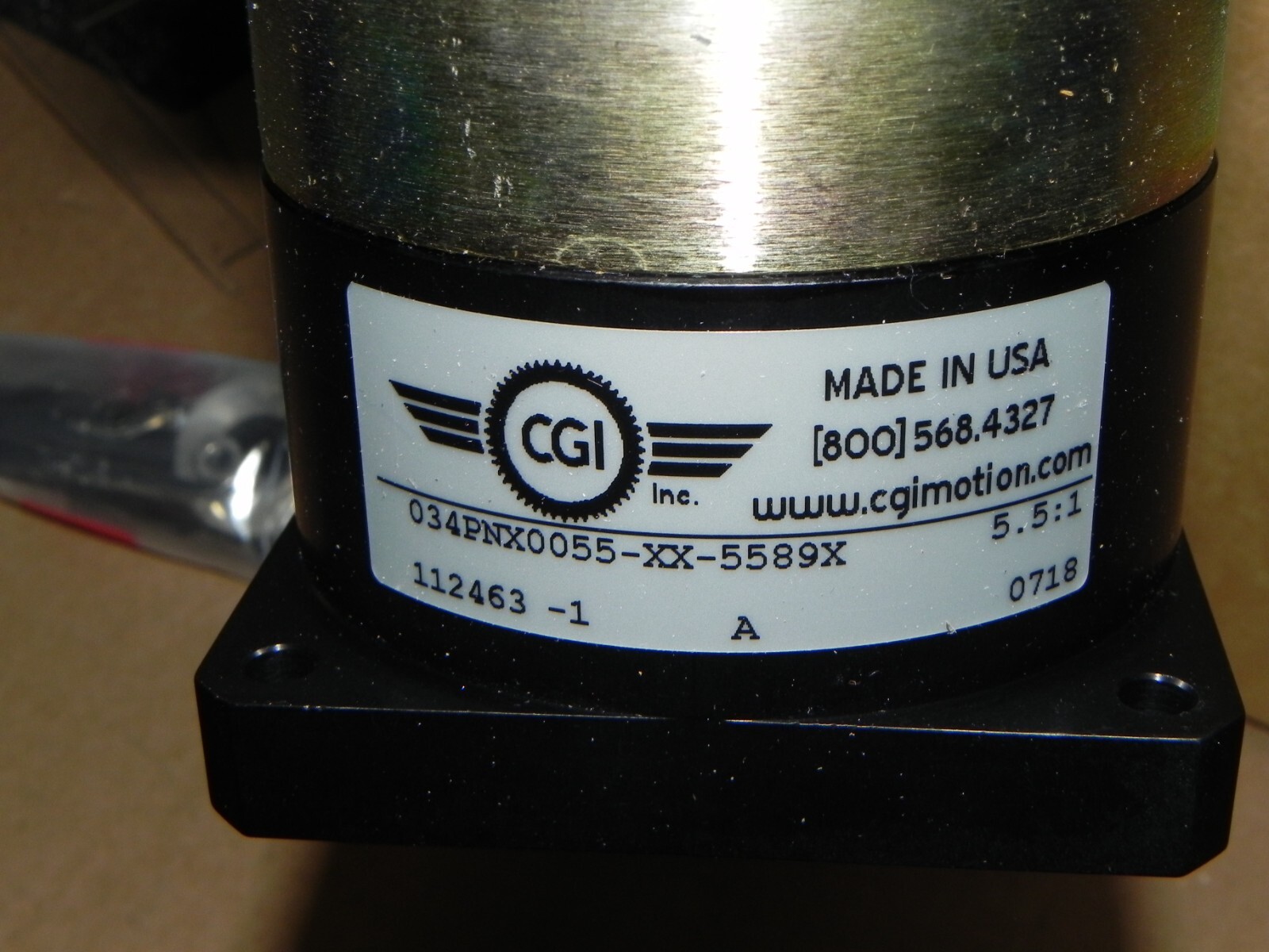 New CGI 034PNX0055-XX-5589X Gearhead