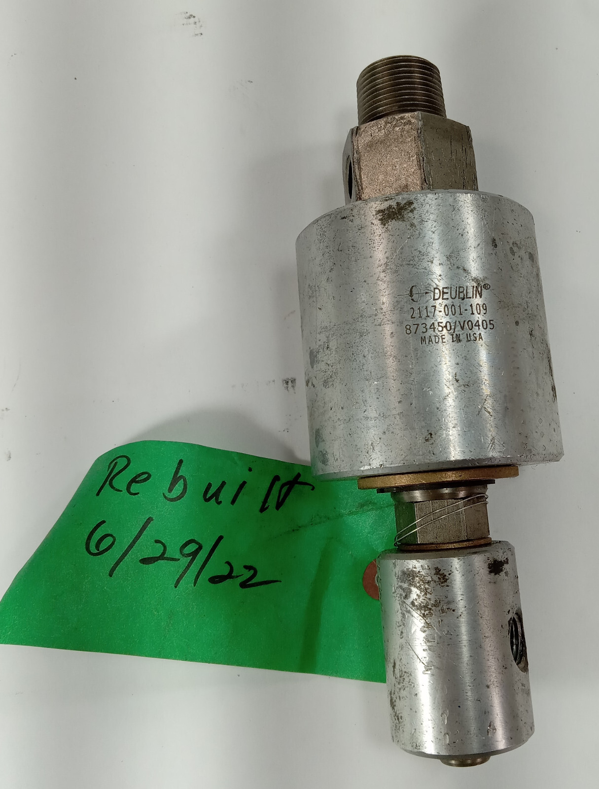 1 USED DEUBLIN 2117-001-009 3/4″ REBUILT UNION ROTOR W/O ACCESSORIES *MAKE OFFER