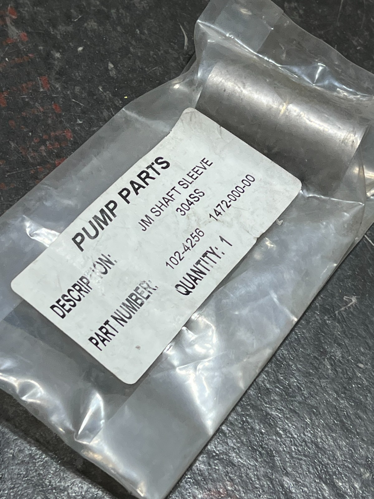 jm shaft sleeve 102-4256 nos poor packaging