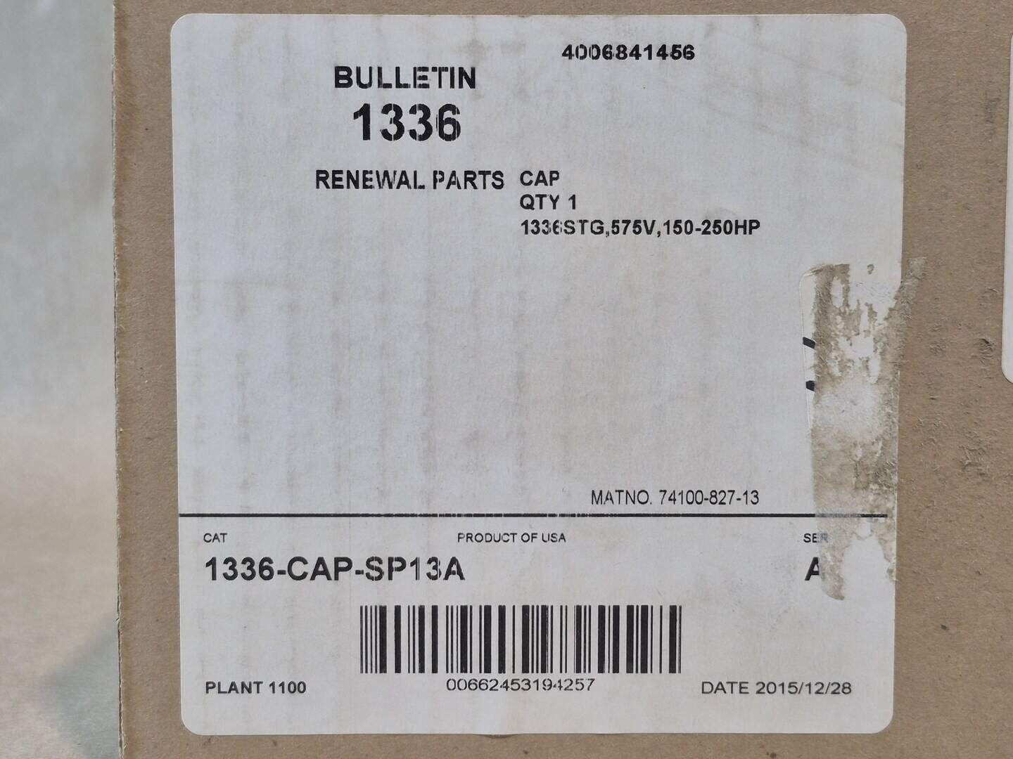 SURPLUS NEW CORNELL-DUBILIER 21509-601-02 6000 uF Capacitor – Electrical