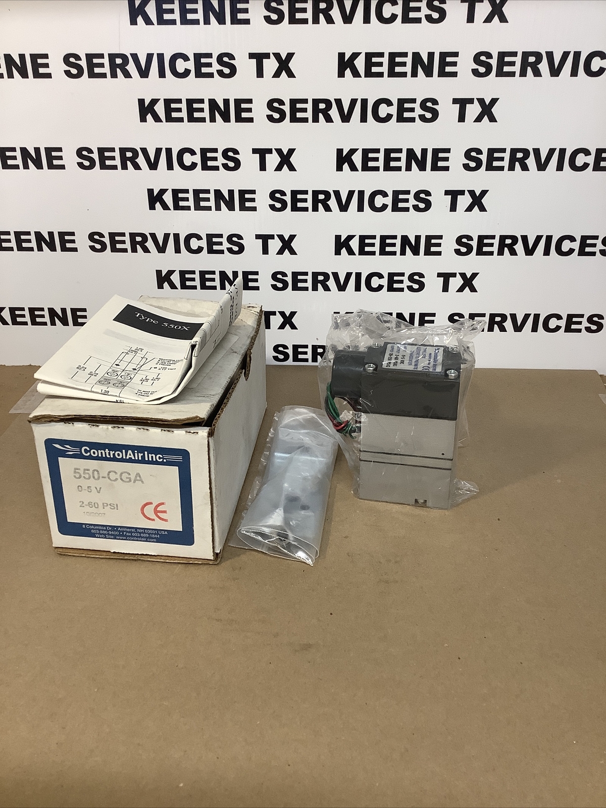 Control Air Inc Electronic To Pneumatic Transducer Type 550X