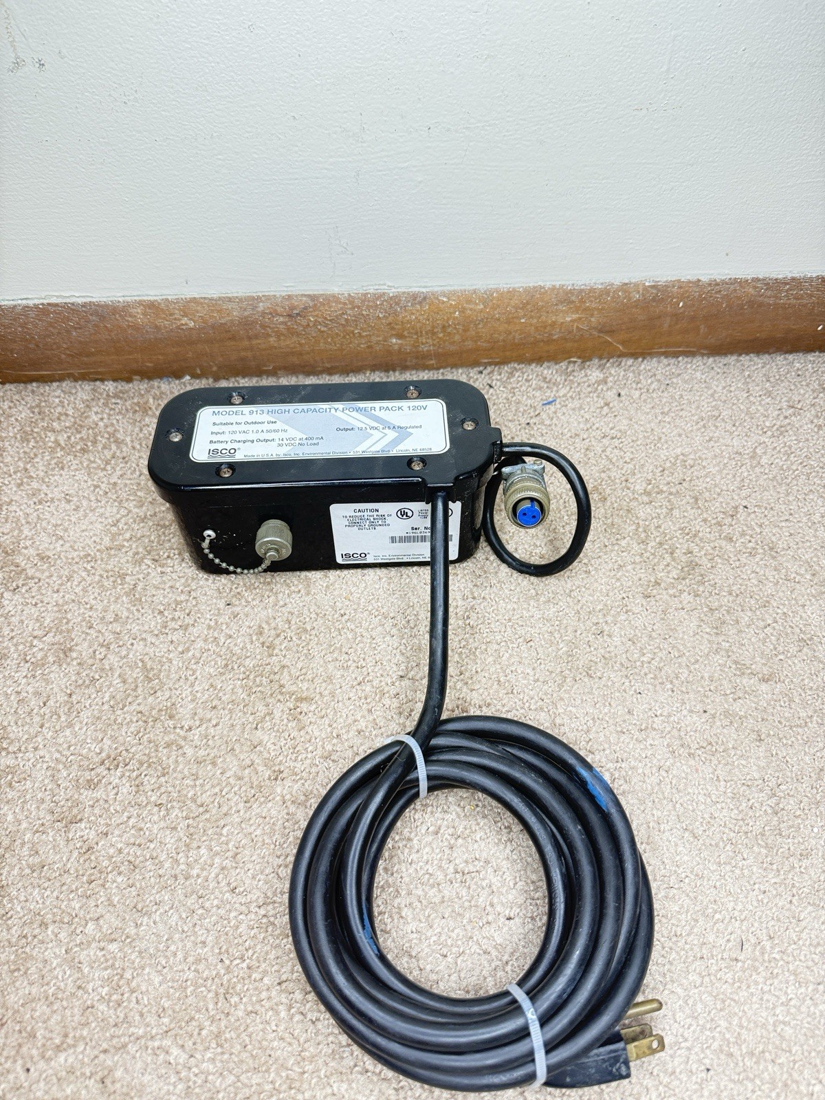 ISCO Model 913 High Capacity Power Pack 120V