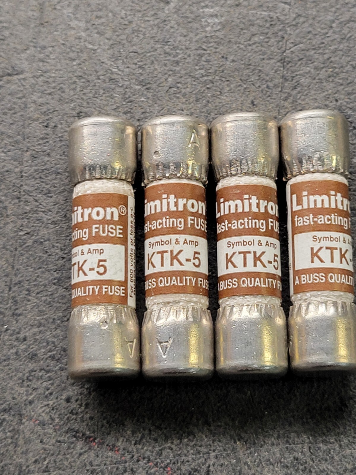 Limitron KTK-5 Fuse. Lot of 4.
