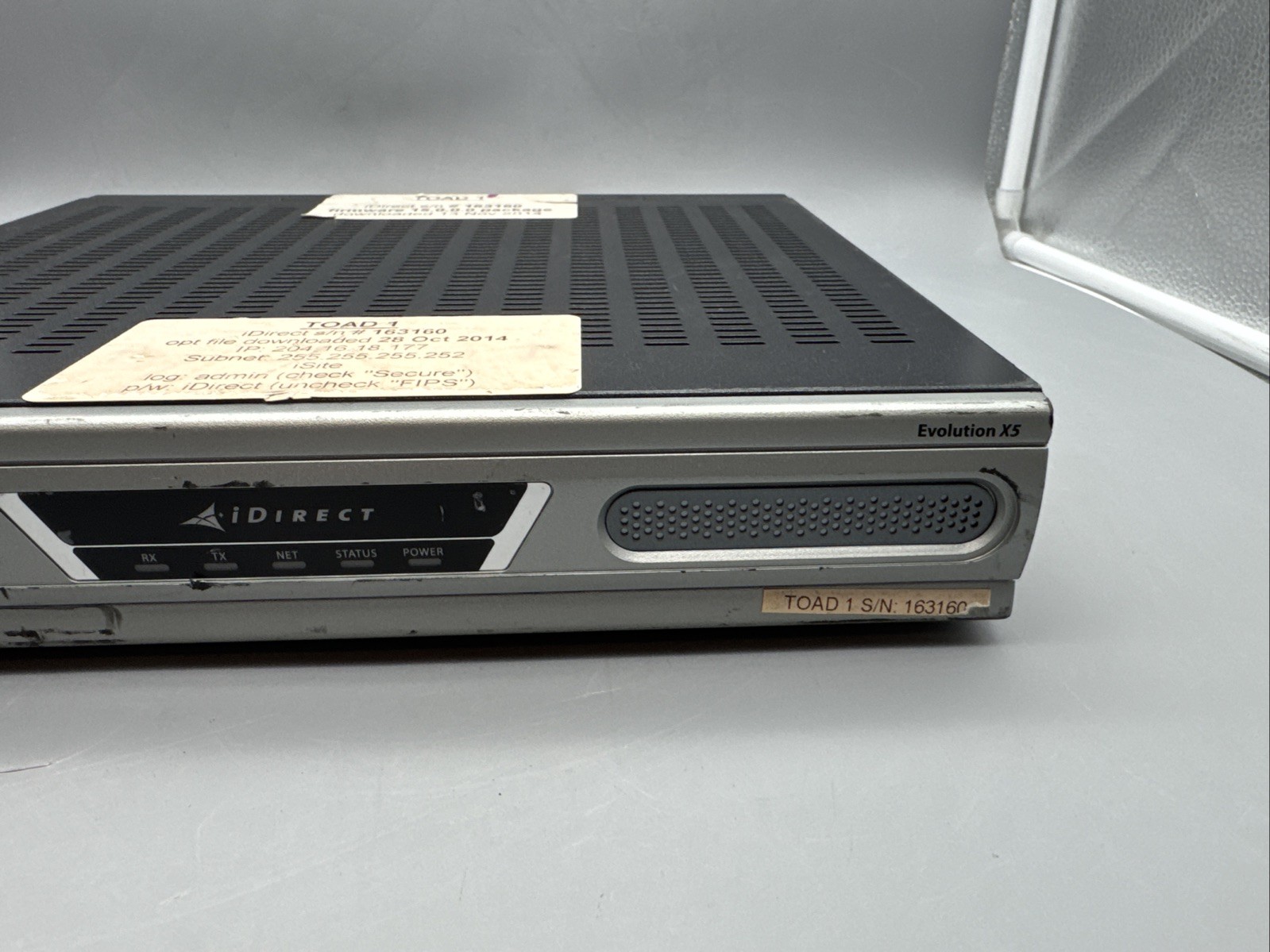 iDirect Evolution X5 Satellite Router VSAT Modem Network Appliance X5