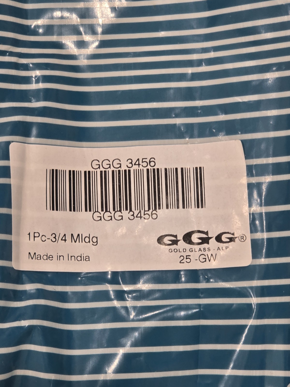 GOLD GLASS – GGG 3456 1PC-3/4 MLDG