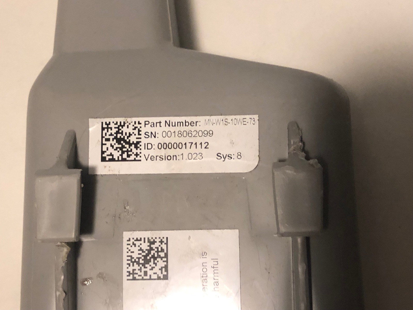 Mueller Systems # MN-W1S-10WE-73 Frequency 173.3125 MHz 1.023 17112